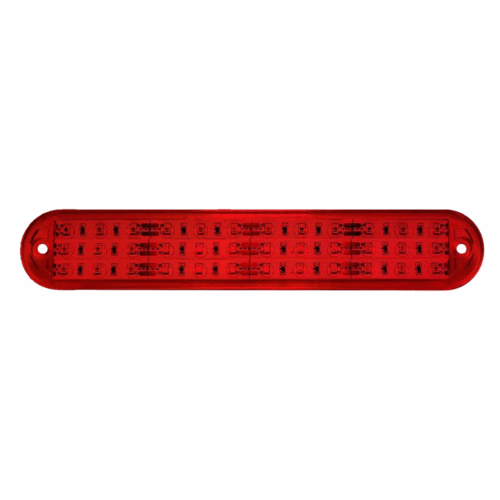 Flat Light 9″ 36 Red LED Slim Oval – 3 Wires