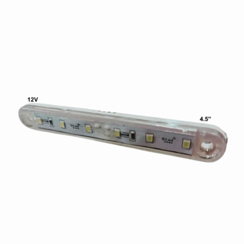 Flat Light 4.5″ White 6 LED Slim- 2 Wires